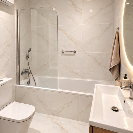Baño reformado por Bricko en Diagonal Mar